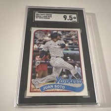 Topps Chrome 2024 Juan Soto 89CB-9 Yankees 1989 Insert SGC 9.5