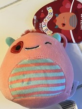 Original Squishmallows Willett The Love Monster Keychain Clip
