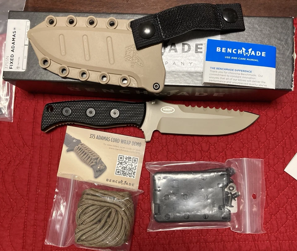 Подлинный Benchmade Adamas 375SN с ручками G10 на заказ! Настоящий аукцион - Изображение 2 из 4