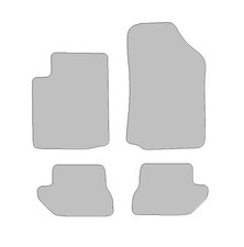 Fußmatten passend für Citroen C3 Pluriel Typ HB (Baujahr 2003 - 2010), Deluxe sc