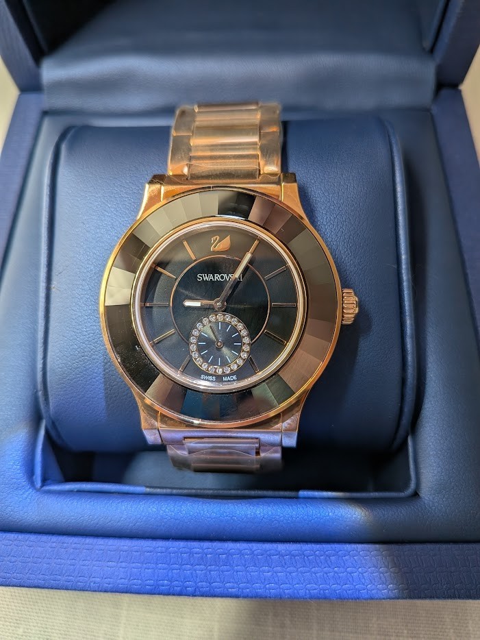 Swarovski Watch 5095484 Octea Classica Black Rose Gold for sale