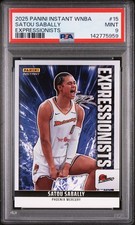2025 PANINI INSTANT WNBA EXPRESSIONISTS #15 SATOU SABALLY PSA 9
