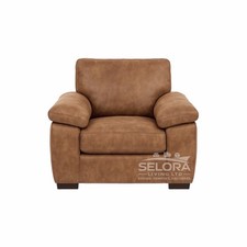 New Amalfi Dino 3+2 Seater Sofa Set – Tan Brown Suede Leather