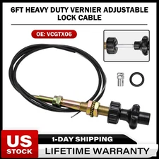For Buyers Heavy Duty 6FT Vernier Locking Throttle Cable-VCGTX06 Truck Equipment