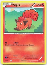 Vulpix Common Dragons Exalted DRX Fire 18/124 2012 MP on eBay
