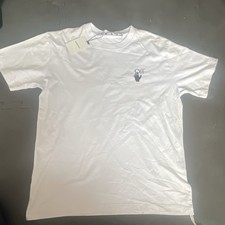 Off-White Men s White Double-Sided Graphic Lo...