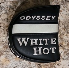 Odyssey White HOT VERSA Mallet putter Head Cover MAGNETIC Black White