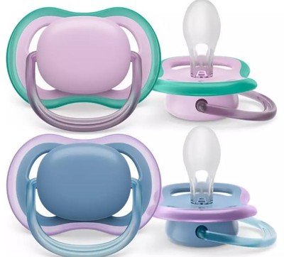 Philips Avent Ultra Air Fopspeen SCF085/34, lichtgewicht, ademend, voor baby's v