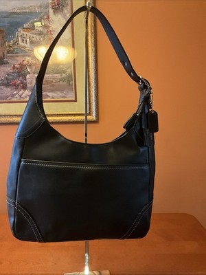 COACH Y2K Hamilton Hobo Black Luxury Leather Shoulder Handbag