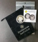 Smithsonian Institution Proof 1oz Silver Barber Pattern Round