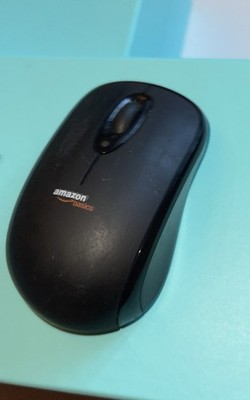 Amazon Basics Wireless Mouse 2.4 Ghz Optical Computer USB Nano Receiver Black