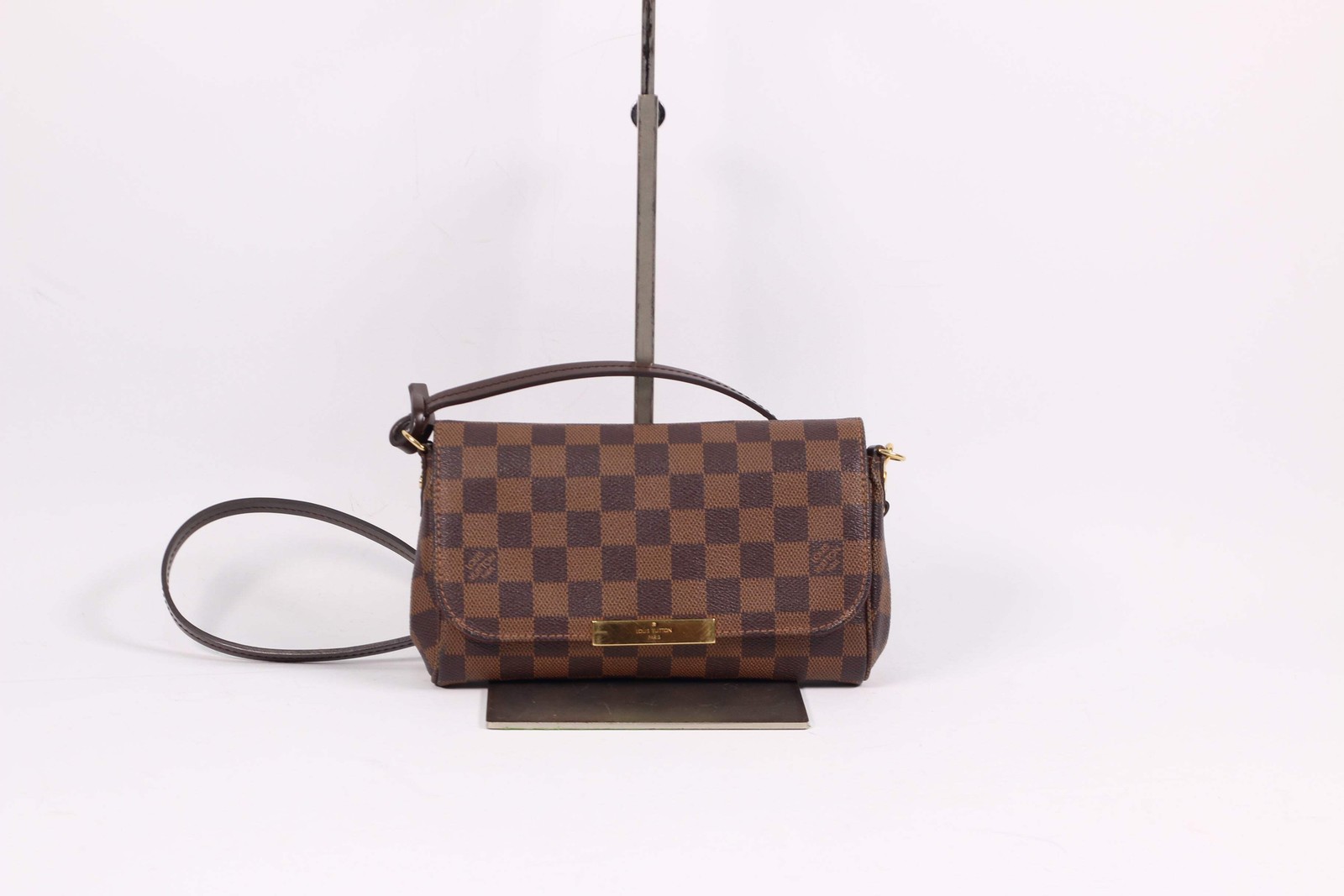Louis Vuitton Damier Ebene Canvas Favorite PM Brown Crossbody Bag