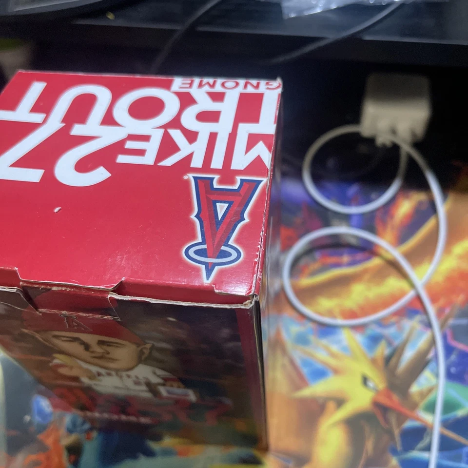 Mike Trout #27 Garden Gnome Anaheim Angels Baseball 7/18 2014 Not a Bobblehead ! - Image 3 of 4