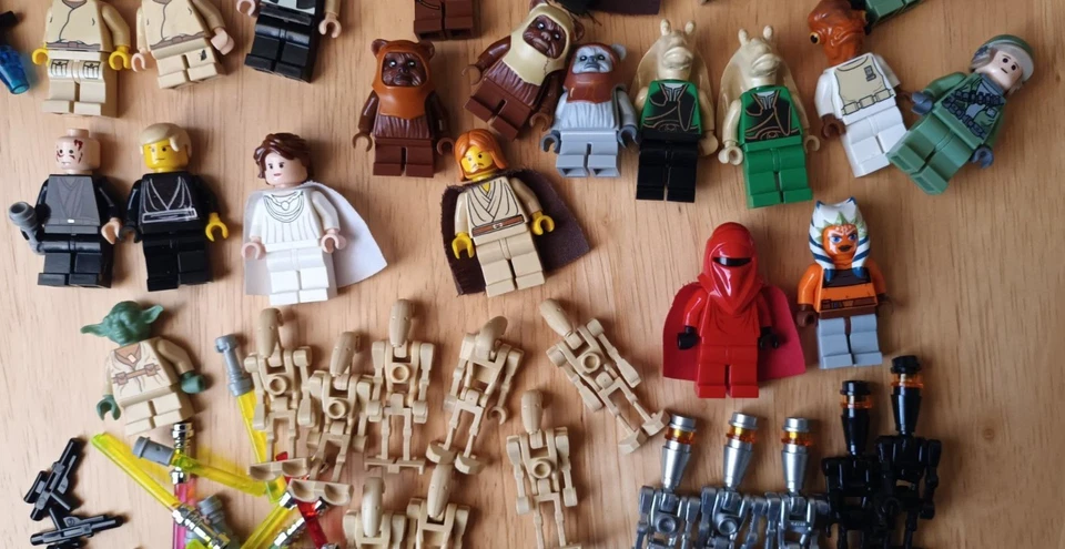 LEGO Star Wars Minifigures mixed bundle Jabba the Hutt, Kaadu Gungan Beast - Image 4 of 4