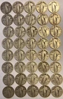 40 - Standing Liberty 90% Silver Quarters