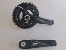 Guarnitura pedivella FSA Afterburner BB30 175mm 2x10 velocità MTB bicicletta 43/30 ottima!