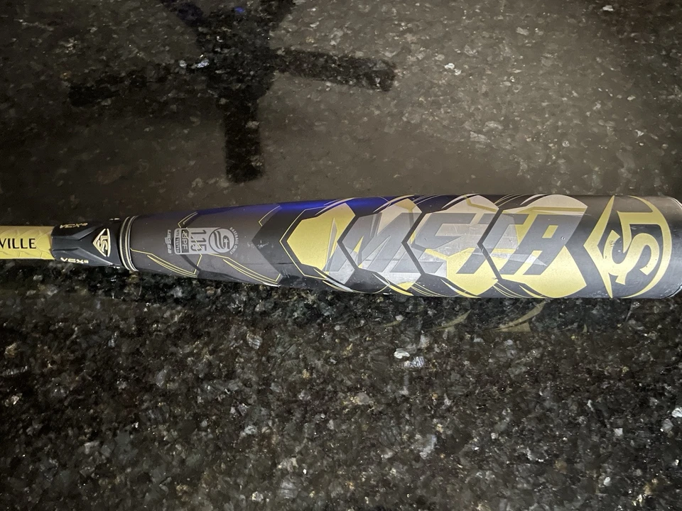 Louisville Slugger Meta USSSA 29”/19 oz. (-10) Bate de béisbol negro SLMTX10S-21 Foto 2 de 4