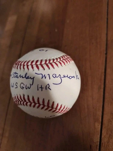 Bill Mazeroski Autographed Full Name Baseball JSA