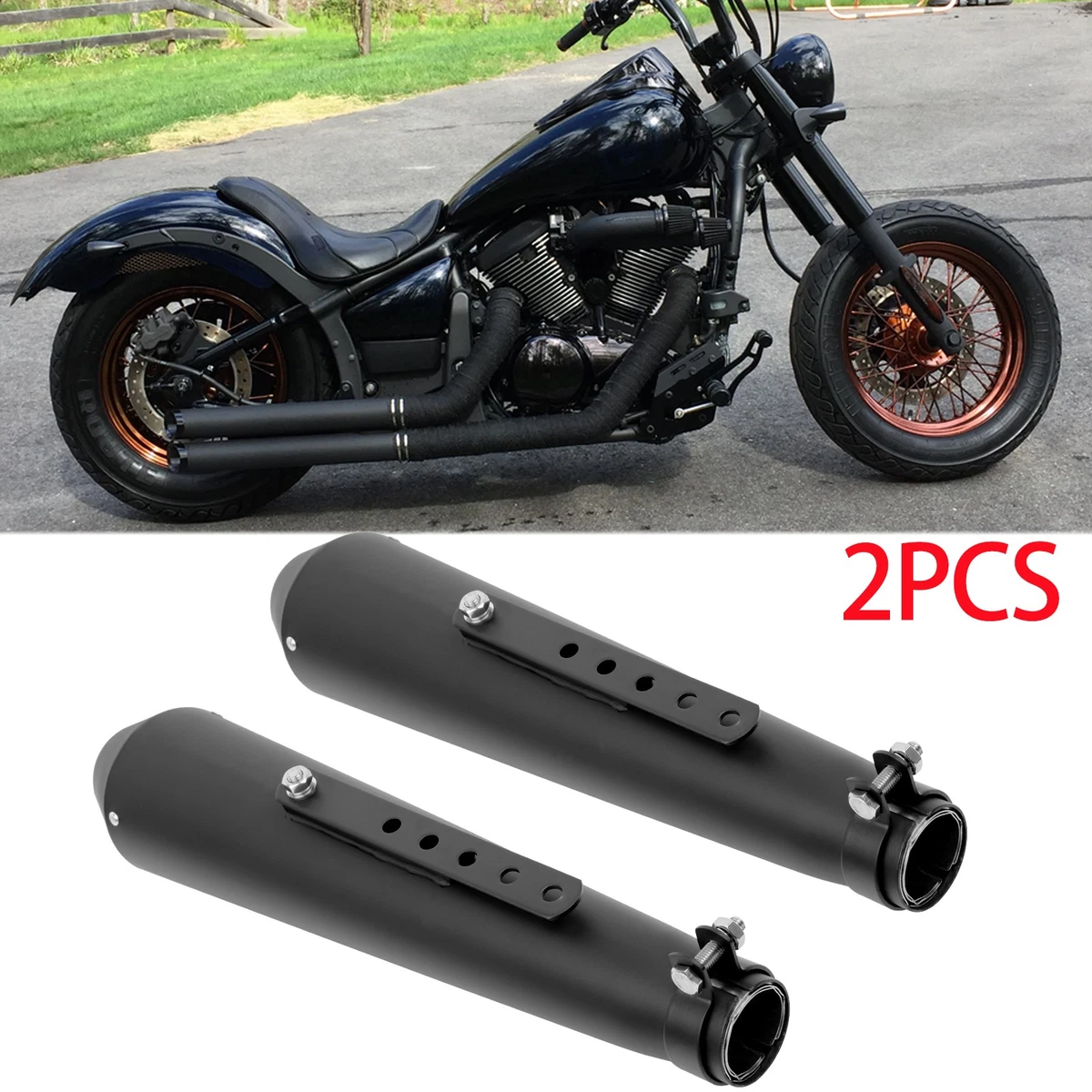 Motorcycle Silencers, Mufflers & Baffles for Kawasaki Vulcan 900