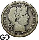 1895-S Barber Half Dollar Better Date San Francisco Issue