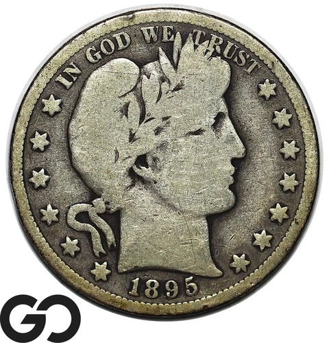 1895-S Barber Half Dollar Better Date San Francisco Issue