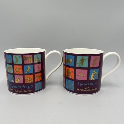 Wedgwood Tassen Official London 2012 Olympic And Paralympic Games Two Years to Go