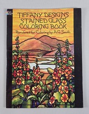 Tiffany Designs Stained Glass Coloring Book, Smith, Pattern Ideas, SG944-15