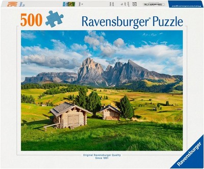RAVENSBURGER Puzzle Dolomitenidylle Seiser Alm