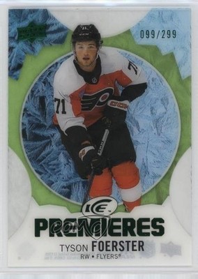 2023-24 Upper Deck Ice Premieres Green 99/299 Tyson Foerster #239 Rookie RC 6u3