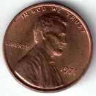 1971-P Lincoln Memorial Cent — photo from another recent sale