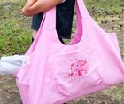 Elephant Mandala Yoga Mat Bag Oversized Canvas Tote Pink