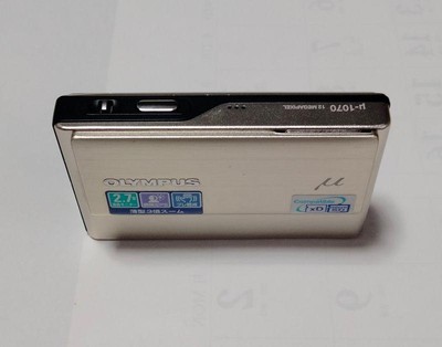 デジタルカメラ　OLYMPUS　μ1070　ゴールド OLYMPUS μ1070 Gold Compact digital camera Basic operation