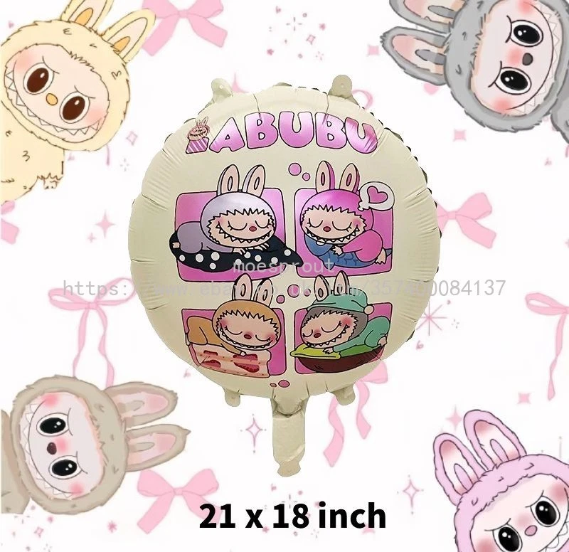 LaBu Birthday Foil Balloons Monster Big Into Energy Party Decoration - Image 4 of 4