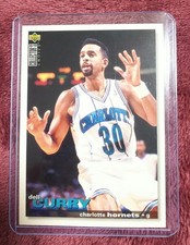 NBA Card, Dell Curry Basketball Stephen Curry's Dad