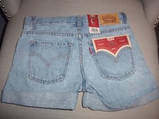 Levi's Kids Girls Girlfriend Shorty Shorts Blue Size 8
