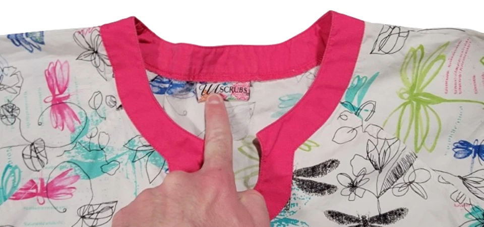 UA Cute Dragonflies White / Pink / Blue Large Pockets! - Image 3 of 3