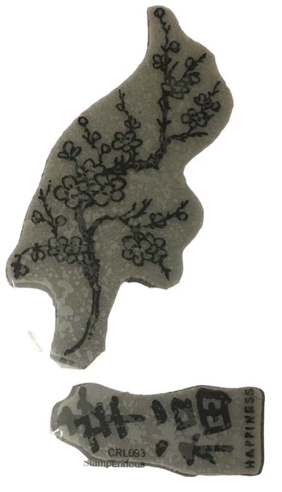 Estampillas de goma adhesivas estampillas de cerezo en flor felicidad escritura japonesa Japón Foto 2 de 4