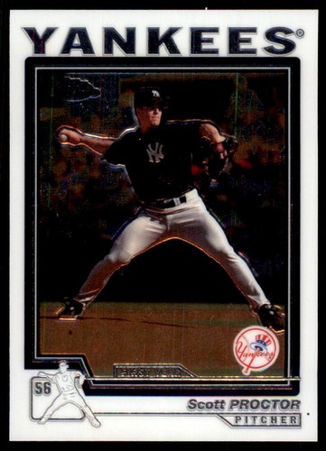 2004 Topps Chrome Traded Scott Proctor New York Yankees #T164 - 第 1/2 張圖片