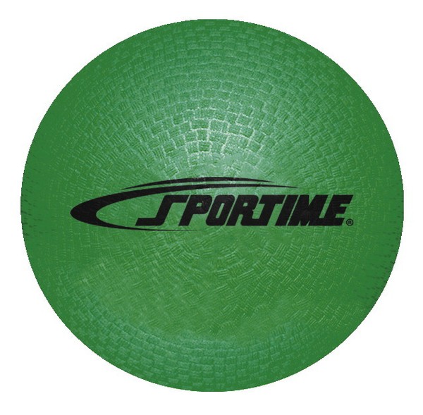 School Smart Natural Rubber Playground Ball 81/2 Inches Green for sale