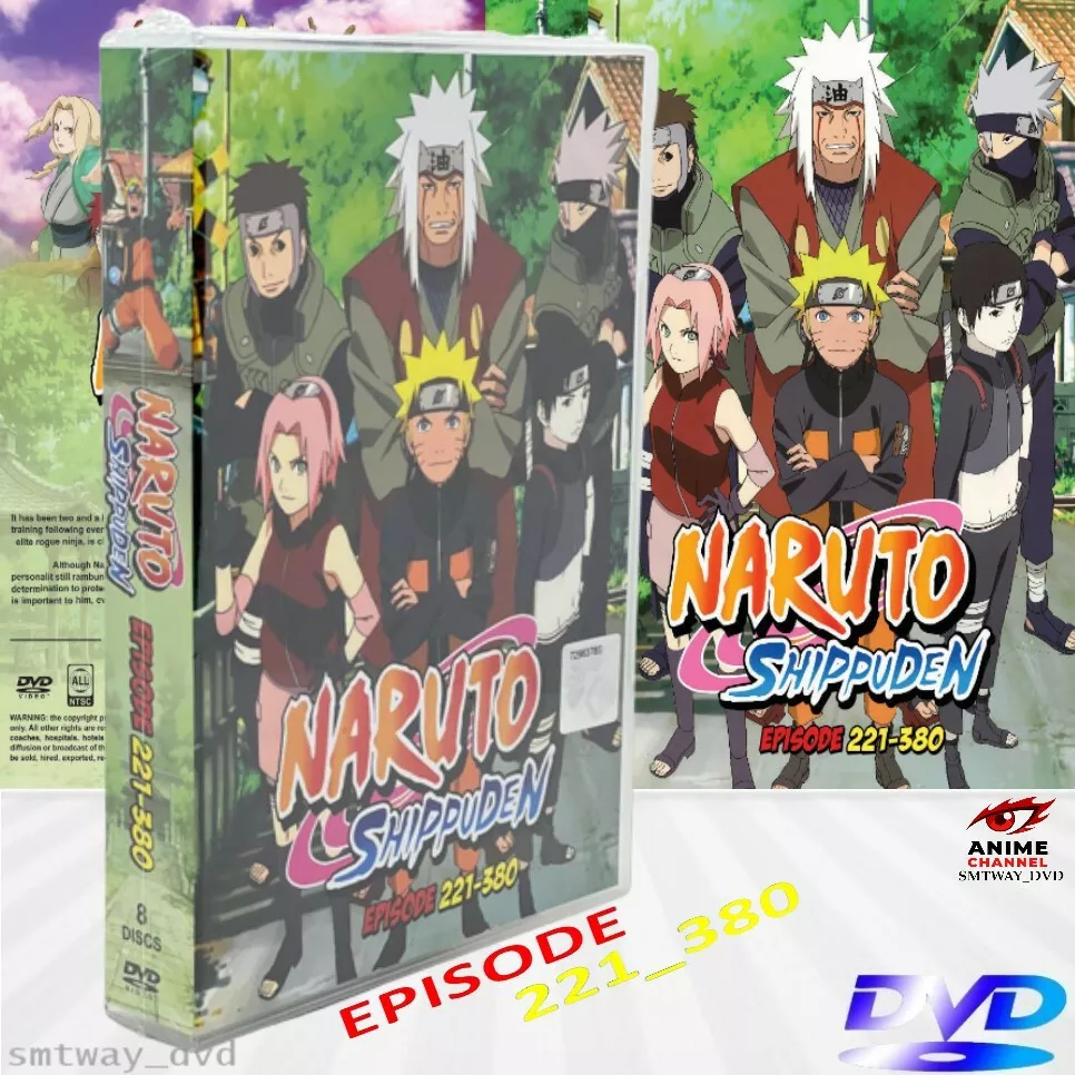 Naruto Shippuden TV Series DVDs Box Set (Episodes 221-380) with English  Dubbed