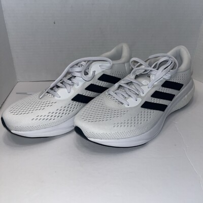 Size 10.5 ADIDAS Men's SUPERNOVA 2 GW9089 WHITE BLACK  RUNNING SHOES NEW