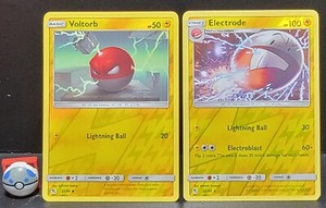 POKEMON ELECTRODE 22/68 REVERSE HOLO RARE HIDDEN FATES NEAR MINT Voltorb 21/68