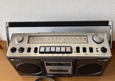 オーディオ機器 SONY CF-6100 FM/AM 2BAND STEREO カセットコーダー