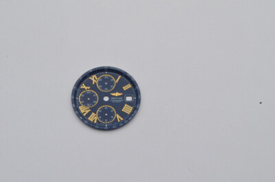 BREITLING ZIFFERBLATT DIAL CROSSWIND BLAU B13055 STAHL/GOLD