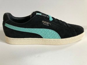 puma suede diamond black