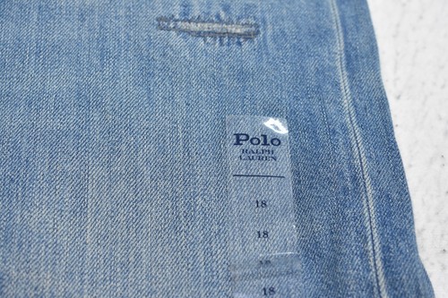 Polo Ralph Lauren RL Original Sullivan Slim Light Wash Denim Blue Jeans Boys 18 - Picture 14 of 14