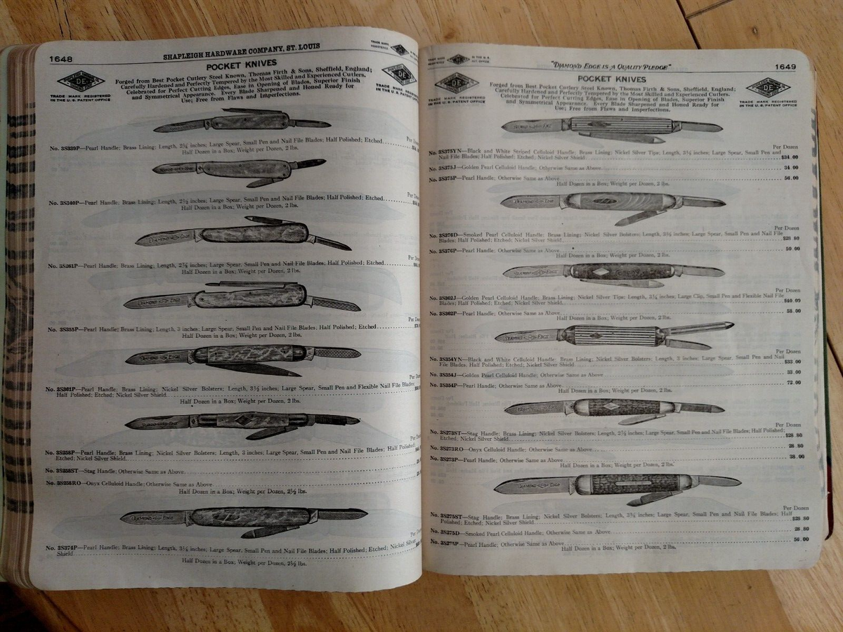 1923 Shapleigh's General Hardware Catalog No. 300 Fishing