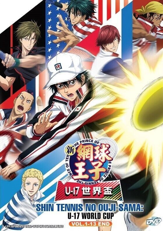 SHIN TENNIS NO OUJI-SAMA : U-17 WORLD CUP - DVD (13 EPS) ENG DUB