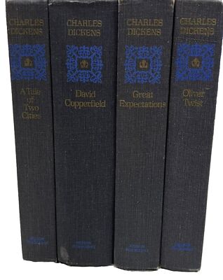 Charles Dickens Set of 4: David Copperfield, Oliver Twist, Great