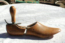 Antique Adjustable Wood and Metal Shoe Making Form